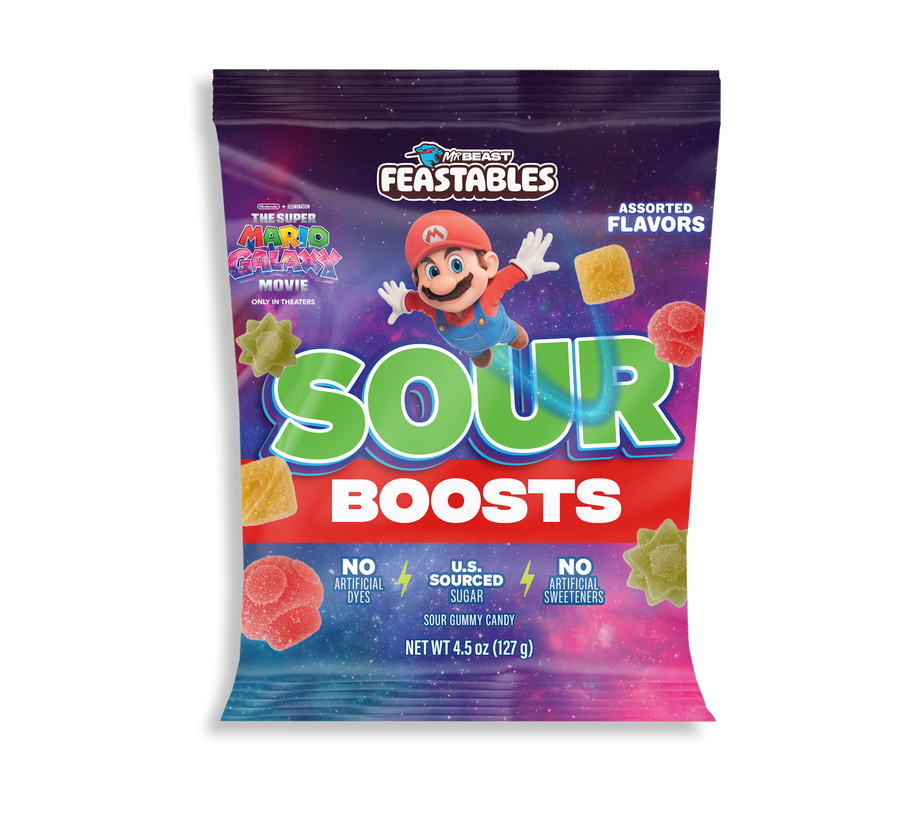 Mario Sour Boosts | Product Overview